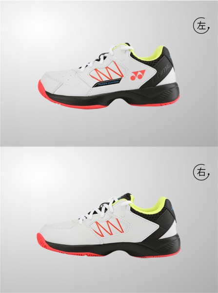 YONEX尤尼克斯网球鞋亲子款儿童青少年网鞋耐磨透气SHTLUJEX 白黑 36