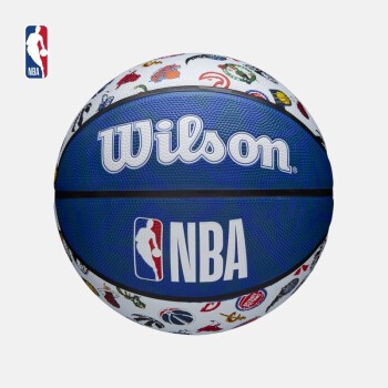 NBA-Wilson 威尔胜全队徽7号RB篮球 ALLTEAM 室外通用篮球 腾讯体育 7号
