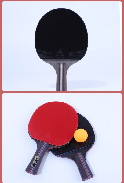匹克PEAK五星级乒乓球拍横直比赛成品对拍套拍含拍包球10只 5星横直