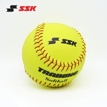SSK日本SSK【垒球】垒球硬软式12英寸仿榔皮训练比赛慢垒快垒 软式垒球（慢垒用）1个