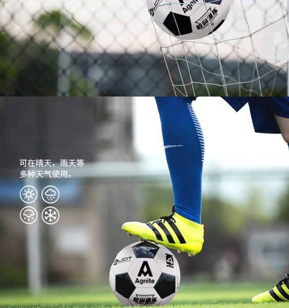 得力（deli）4号球足球 儿童学生青少年比赛训练 PVC机缝足球F1205