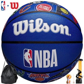 威尔胜（Wilson）官方NBA球队全队徽勇士PU室内外通用防滑耐磨比赛篮球标准7号球