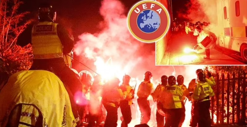 华沙莱吉亚球迷因在维拉爆发冲突事件被欧足联禁止作客五场欧赛 俱乐部也遭罚款