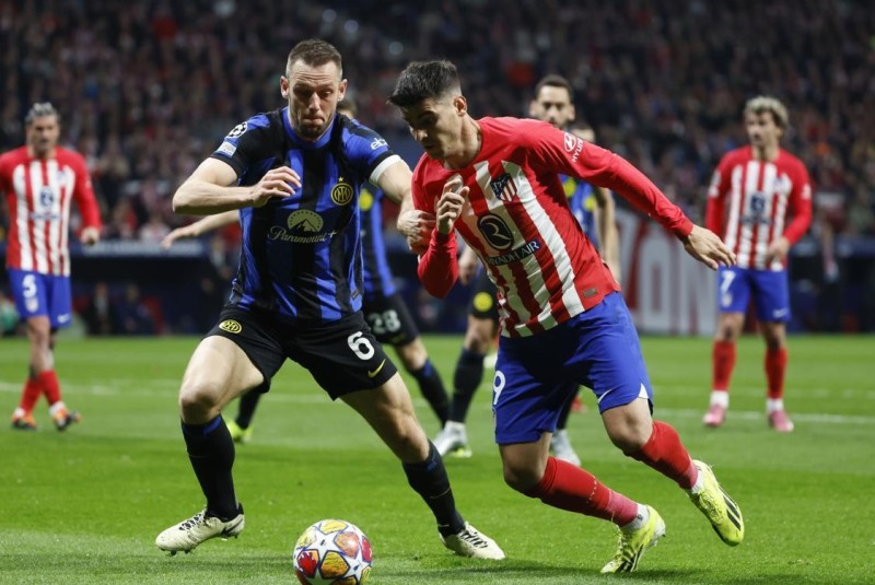 欧冠联赛——点球战3比2淘汰国际米兰　马德里体育会晋级8强