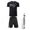 蝴蝶球（BUTTERFLYBALL）新款可印字比赛运动服健身服装快干排球乒乓球羽毛球团购情侣套装 黑色 XL
