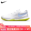 耐克（Nike） 网球鞋纳达尔COURT ZOOM VAPOR CAGE4 22年澳网男女专业运动鞋 DD1579-102 白蓝绿 23澳网款 43