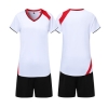 世搏（SHBO） 排球衣服男 短袖排球服套装定制T恤团队透气女比赛训练队服运动服 A820男排白色 XL