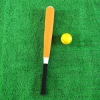 青少年软式棒球棒 成人72cm棒球棍海绵大球棒垒球棒比赛训练专用 1个桔色棒带1球 球9cm粗