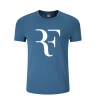 卡锐志 费德勒网球服男短袖速干T恤网球运动上衣费德勒RF网球衣 深蓝色 2XL/180