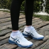 亚瑟士（ASICS） 新款ASICS专业网球鞋 男款女款训练比赛运动球鞋 减震耐磨防滑 1041A223-102 白蓝 42(265MM)