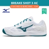 美津浓（MIZUNO） 网球鞋男女士儿童青少年成人专业运动鞋 61GA214085 白/蓝 40.5