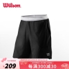 威尔胜（Wilson） 威尔逊 春季新款网球裤 威尔逊男子运动休闲训练短裤 WRA789304-成人黑色 S