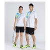 啄木鸟（TUCANO）速干羽毛球服男女套装乒乓球衣短袖上衣网球衣服排球运动队服定制 331白色套装 XL